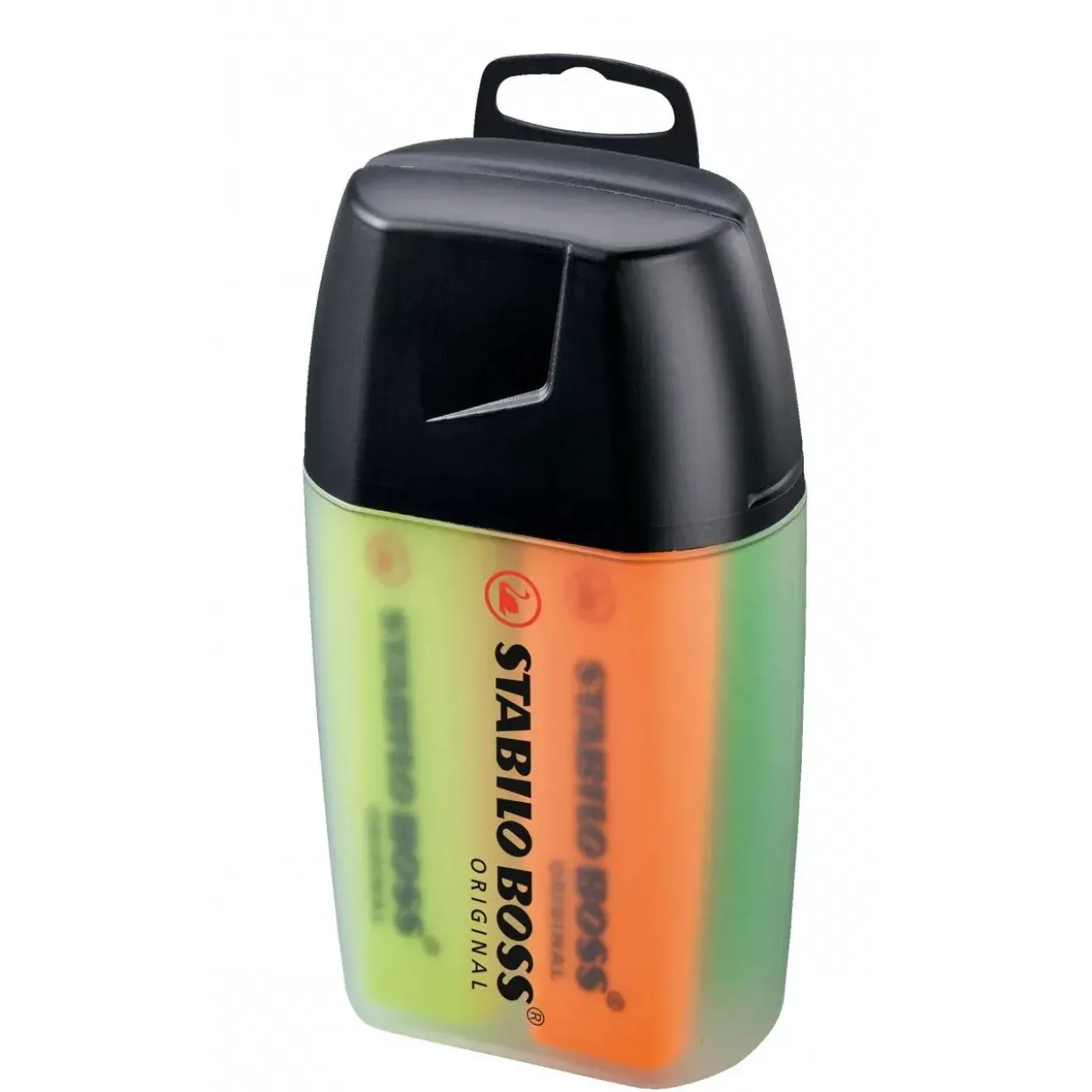 STABILO BOSS ORIGINAL Textmarker farbsortiert, 4 St. (7004-3)