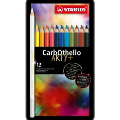 STABILO CarbOthello Kreidestifte farbsortiert 12 St.