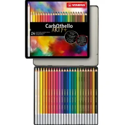 STABILO CarbOthello Kreidestifte farbsortiert 24 St.