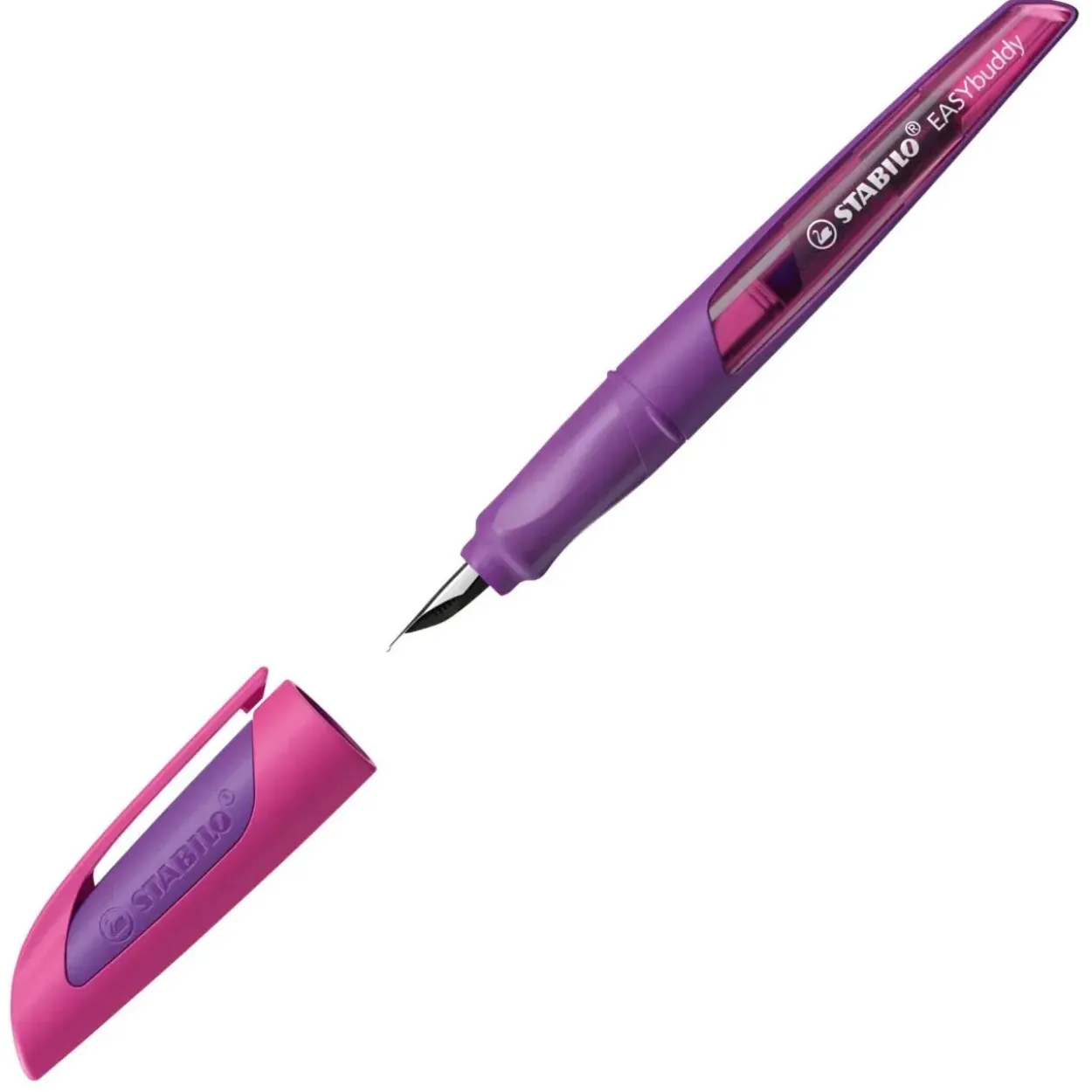 STABILO EASYbuddy Patronenfüller lila/magenta M (mittel)