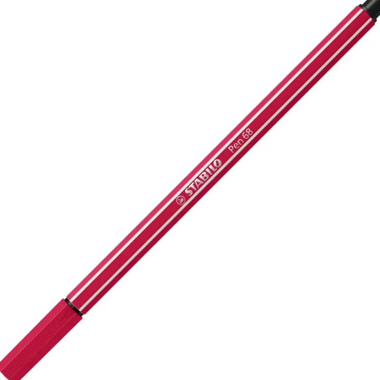 Stabilo Fasermaler Pen 68, Strichstrke: 1,0 mm, dunkelrot