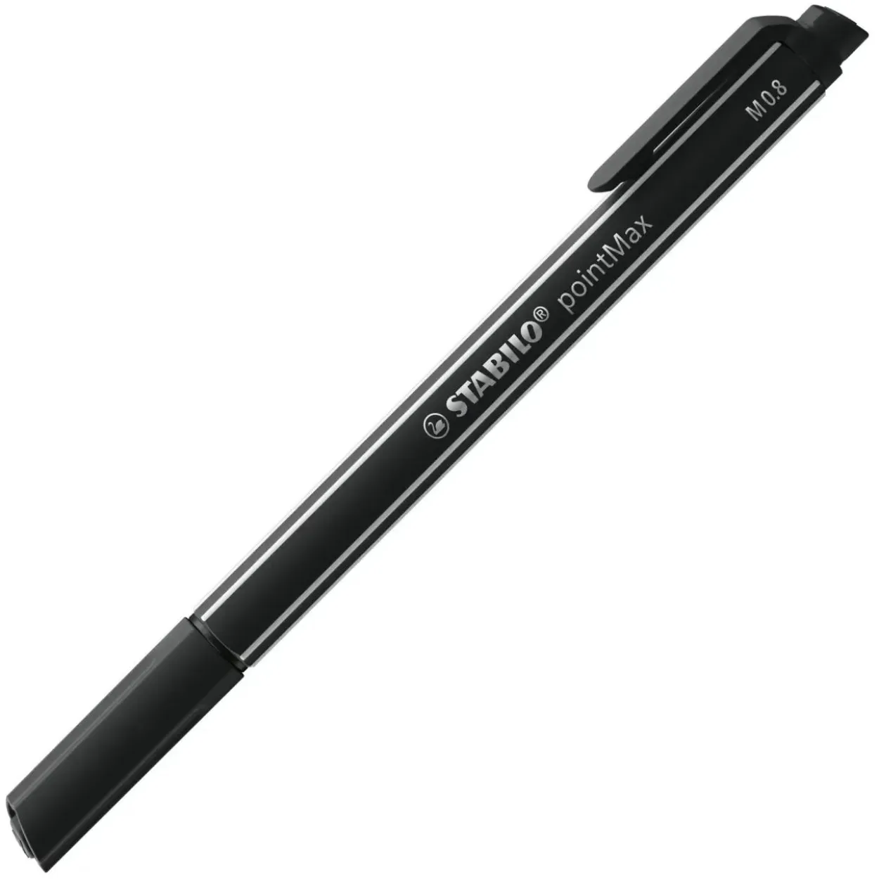 Stabilo Fasermaler pointMax, schwarz