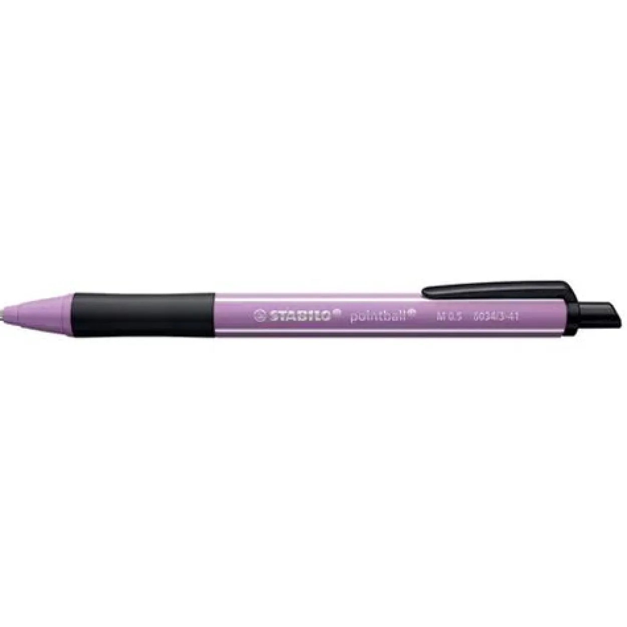 STABILO Kugelschreiber pointball NatureCOLORS Wildflowers grauviolett, Schreibfarbe: blau, 1 St.
