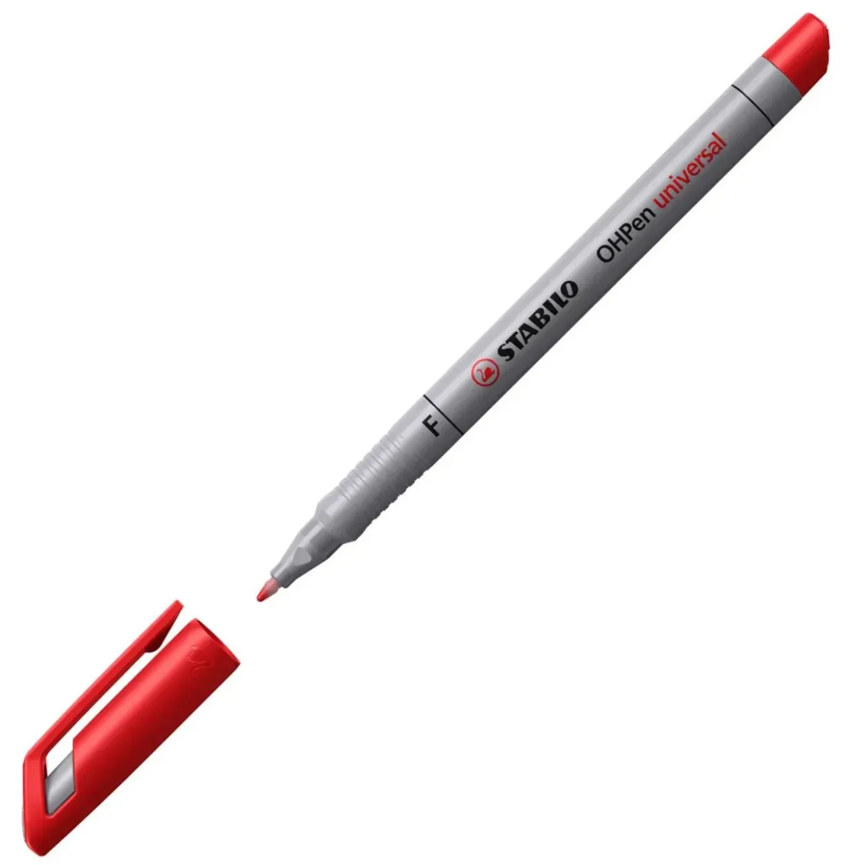 STABILO 10 OHPen universal Folienstifte rot 0,7 mm non-permanent