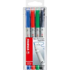 STABILO OHPen universal Folienstifte-Set farbsortiert non-permanent 4 St. 851/4