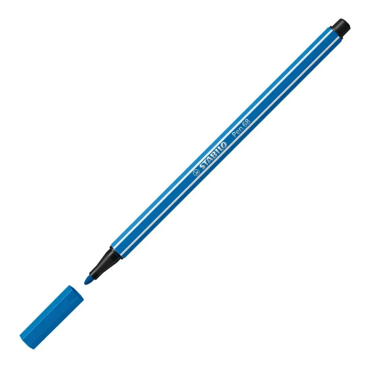 STABILO Pen 68 Filzstifte blau, 10 St.