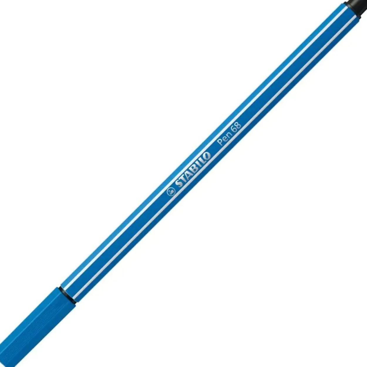 STABILO Pen 68 Filzstifte blau, 10 St.