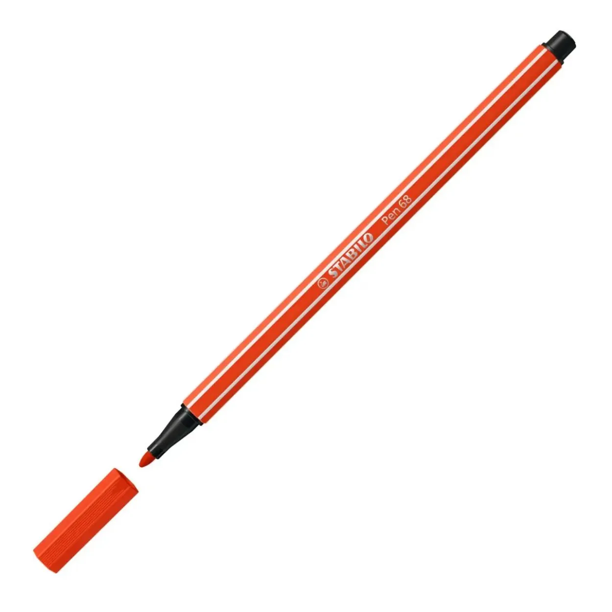 STABILO Pen 68 Filzstifte rot, 10 St.
