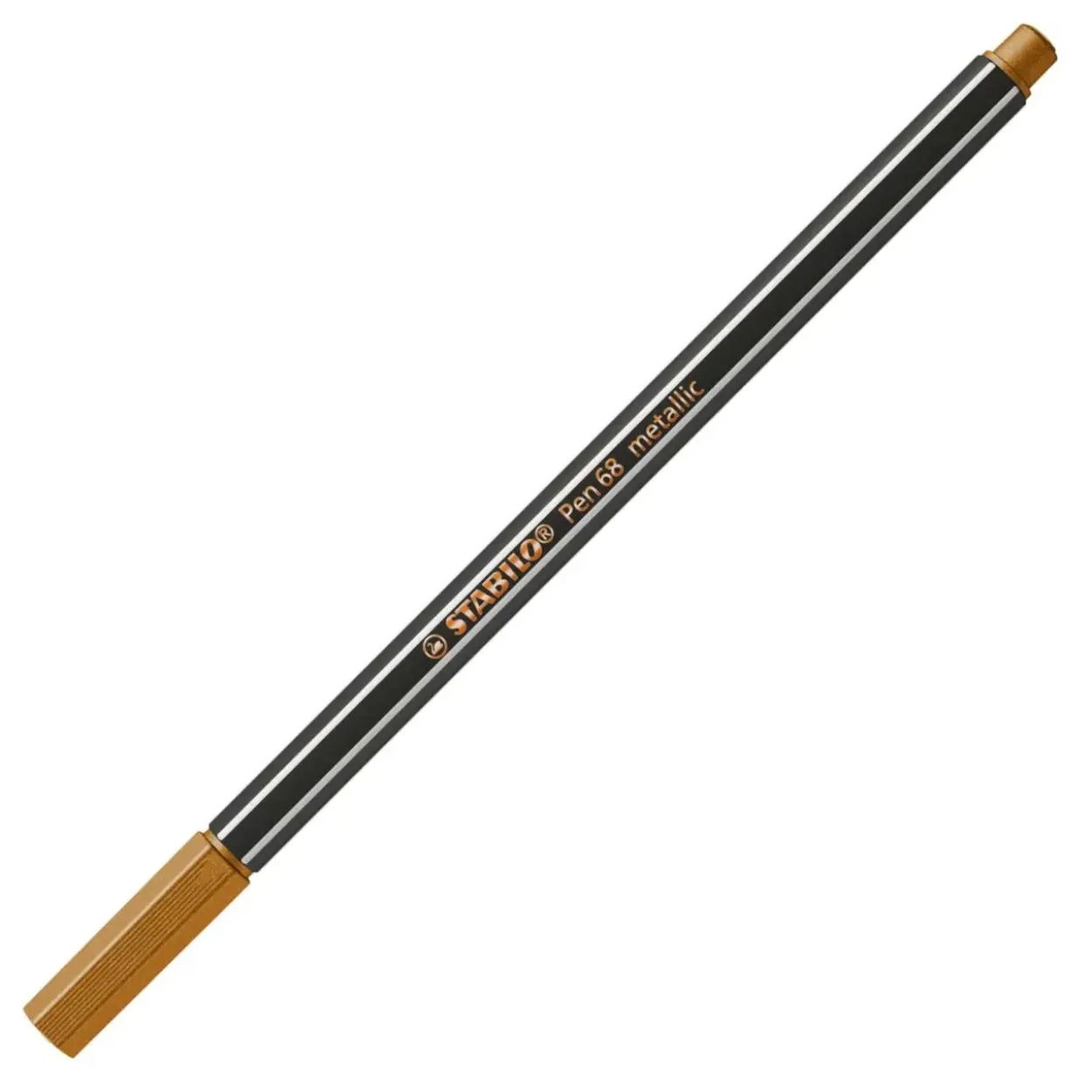 STABILO Pen 68 metallic Filzstift braun, 1 St.