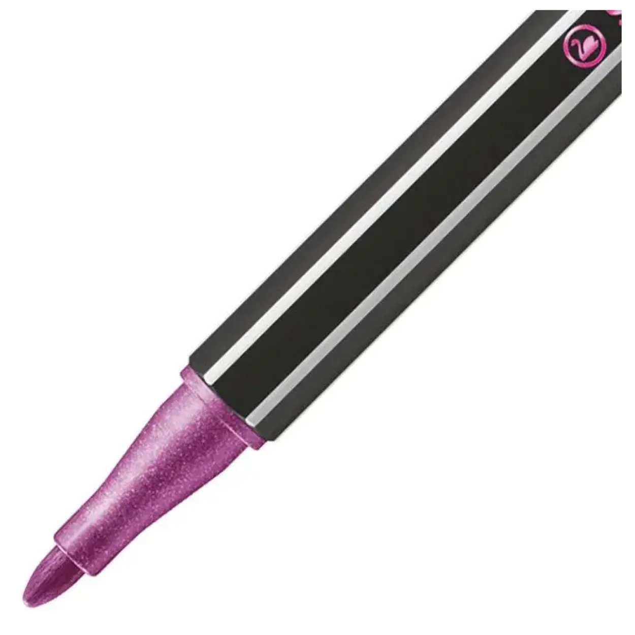 STABILO Pen 68 metallic Filzstift pink, 1 St.