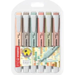 STABILO swing cool NatureCOLORS Textmarker farbsortiert, 6 St.