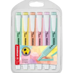 STABILO swing cool Pastel Textmarker farbsortiert, 6 St.