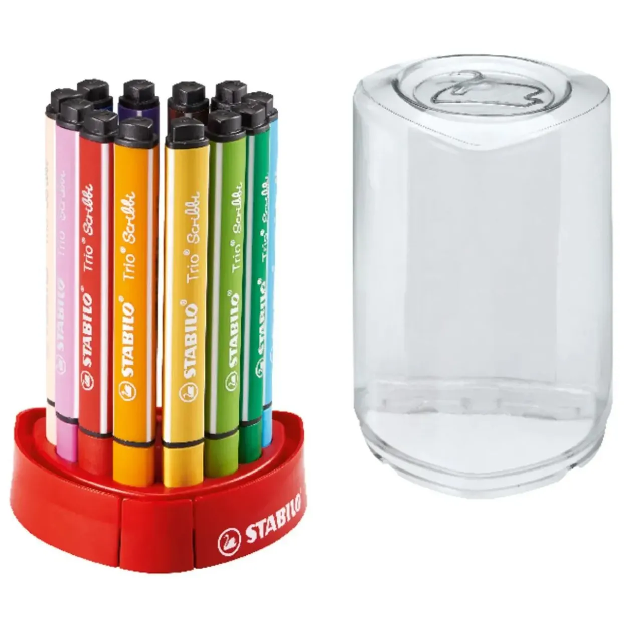 STABILO Trio® Scribbi Filzstifte farbsortiert, 12 St.