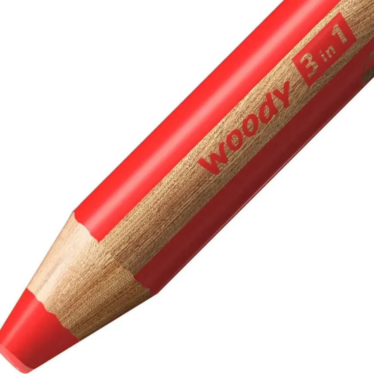 STABILO woody 3 in 1 Buntstift rot, 1 St.
