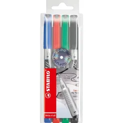 STABILO Write-4-all Permanentmarker farbsortiert 0,4 cm, 4 St.