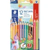 STAEDTLER Dreikant-Buntstift Noris Club jumbo, 10+2 Etui