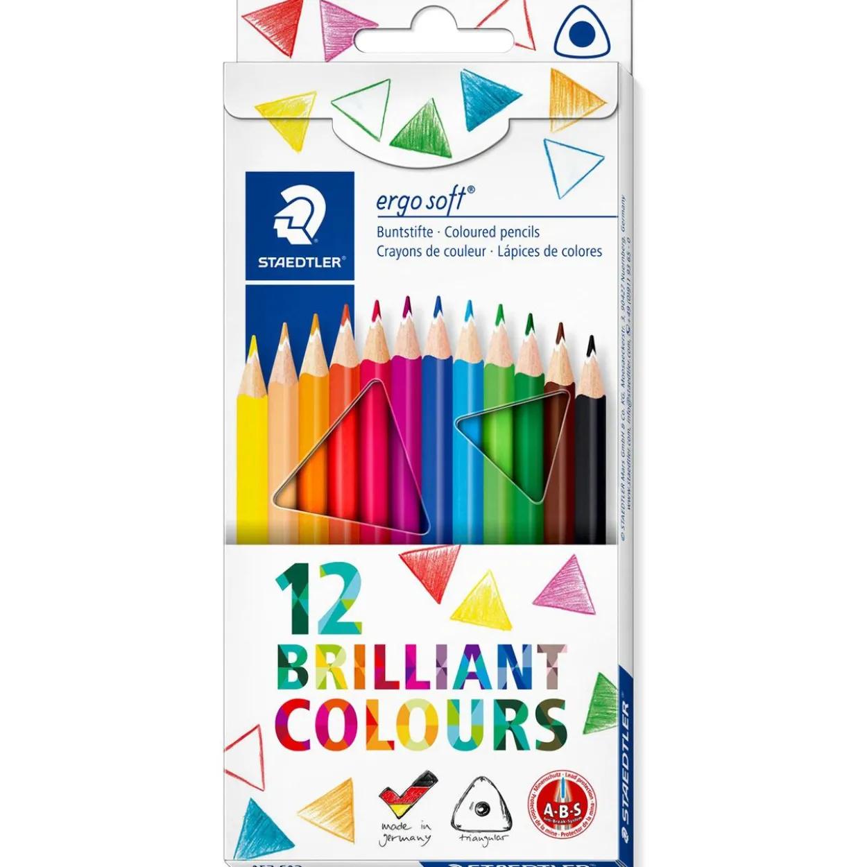 STAEDTLER ergosoft® 157 Buntstifte farbsortiert, 12 St.