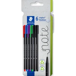 Staedtler Fineliner triplus rPP, 6 Stück (334 C6)