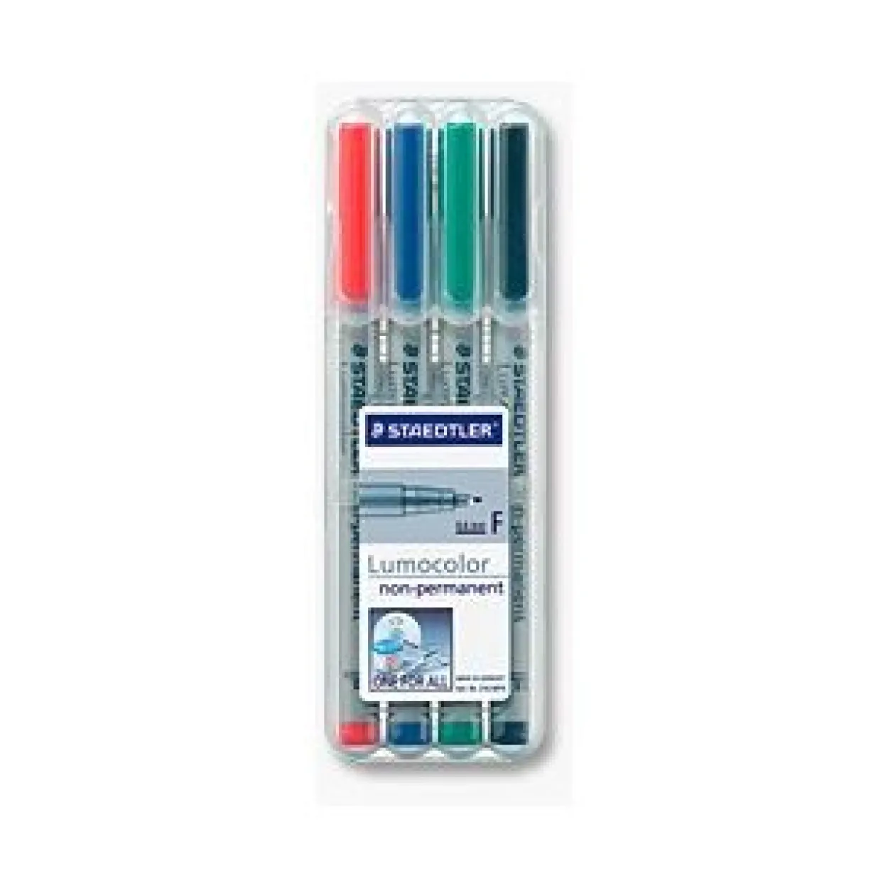 STAEDTLER Lumocolor NonPermanent-Marker 316F, 4er Etui
