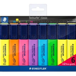 STAEDTLER Textmarker "Textsurfer classic", 6 + 2 GRATIS