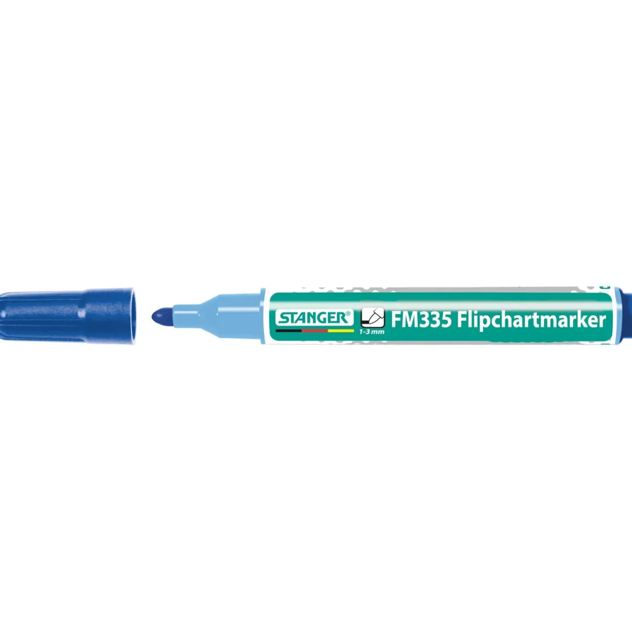 STANGER FM335 Flipchart-Marker blau 1,0 - 3,0 mm, 1 St.