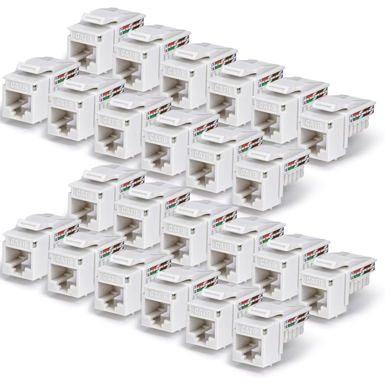 STARTECH CAT6 KEYSTONE JACK 24-PACK
