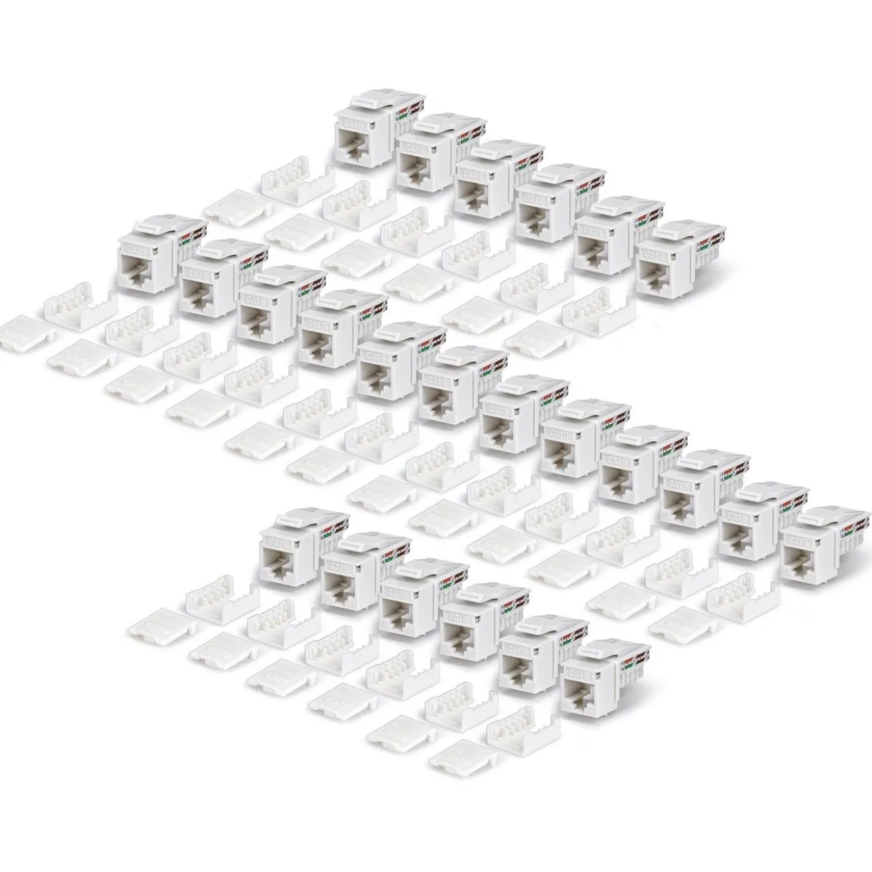 STARTECH CAT6 KEYSTONE JACK 24-PACK