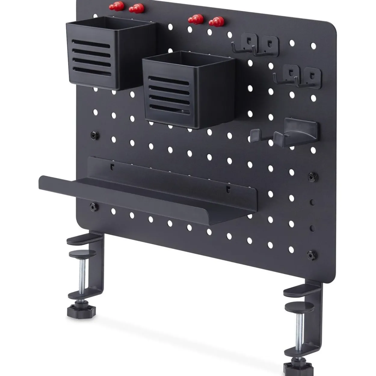 Startech CLAMP-ON PEGBOARD ORGANIZER WITH ACCESSORIES STEEL BLACK
