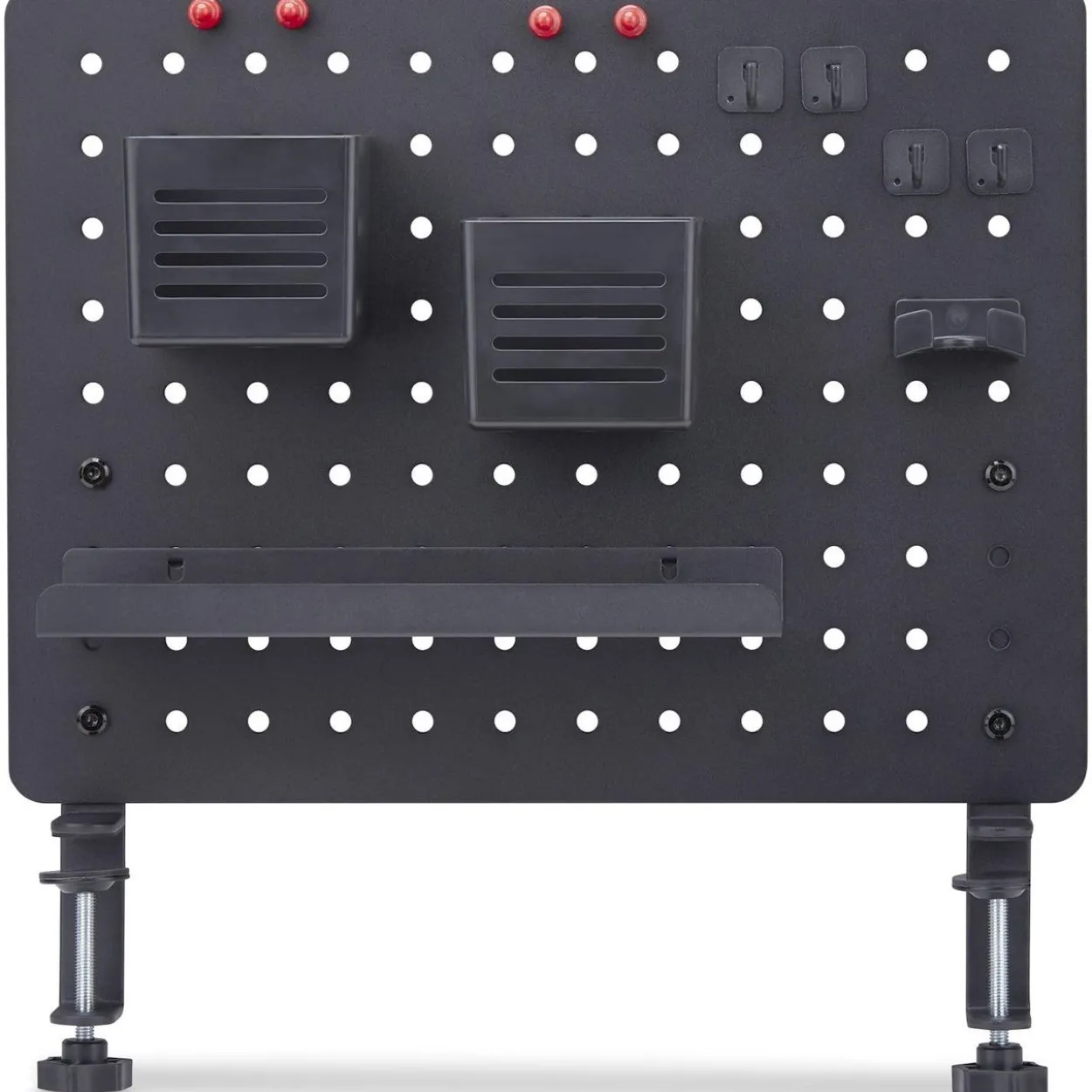 Startech CLAMP-ON PEGBOARD ORGANIZER WITH ACCESSORIES STEEL BLACK