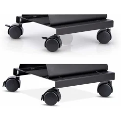 StarTech Computer Tower Cart Rolling CPU Caddy w/ Wheels, Adjustable Wagen - für Personal-Computer - Schwarz