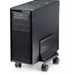 StarTech Computer Tower Cart Rolling CPU Caddy w/ Wheels, Adjustable Wagen - für Personal-Computer - Schwarz