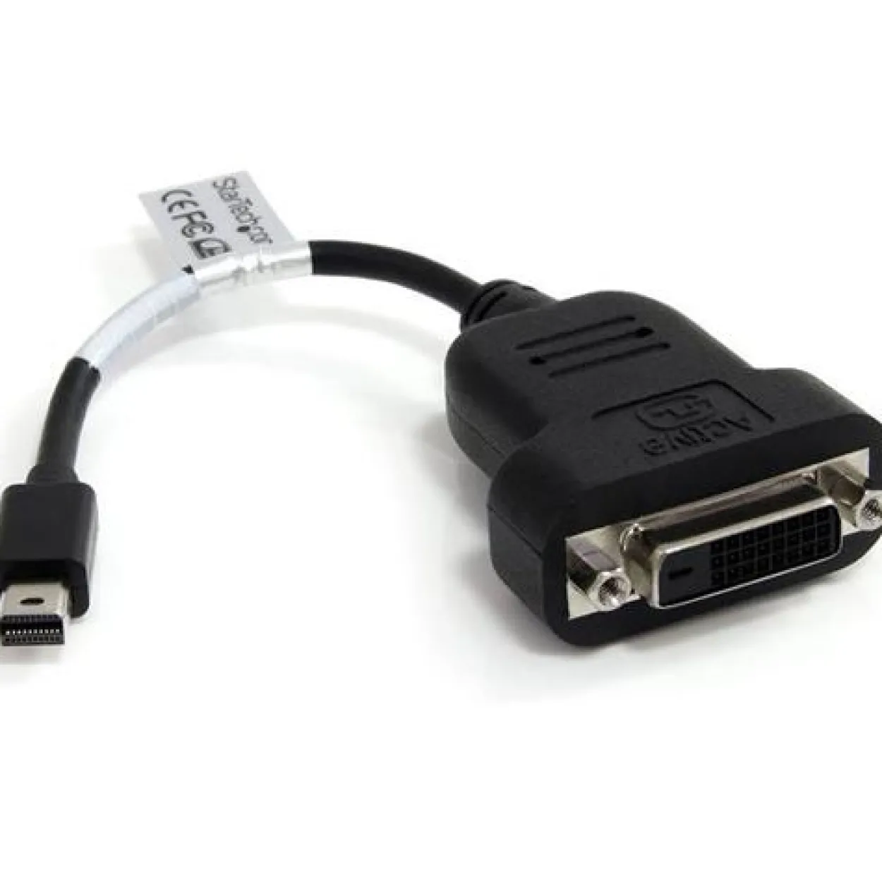 Startech Displayport 1.1a Adapter aktiv Mini Displayport Stecker auf DVI 24+1 Buchse Schwarz LSZH