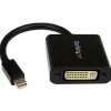Startech Displayport Adapter DP++ Mini Displayport Stecker auf DVI 24+5 Buchse Schwarz schraubbar
