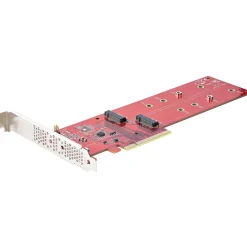 STARTECH DUAL M.2 PCIE SSD ADAPTER CARD