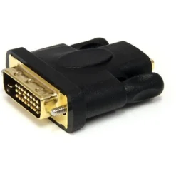 Startech DVI-D Adapter passiv DVI 24+1 Stecker auf HDMI-Buchse Schwarz vergoldet