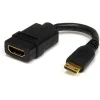 Startech HDMI Adapter High-Speed HDMI Typ C Stecker auf HDMI-Buchse Schwarz vergoldet