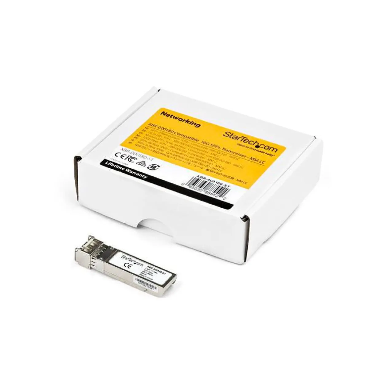 Startech J9150D-ST Transceiver Modul (SFP+ Module, 10GBase-SR HP kompatibel, Glasfaser, 850 nm, LC Multimode mit DDM)