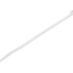 Startech Kabelbinder 203x4mm selbstsichernde Nylon-Kabelbinder mit gebogener Spitze 94V-2/UL weiss 100 Stück