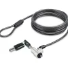 StarTech Laptop cable lock 6Ft Compatible With Noble Wedge; Laptop Cable Lock, 6Ft (2m), Anti-Theft Keyed Lock, Security Cable Lock For Dell