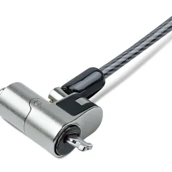 StarTech Nano Laptop Cable Lock, 6ft (2m), Anti-Theft Keyed Lock, Security Cable Locks Nano Slot Computers, For HP EliteBook/Lenovo ThinkPad