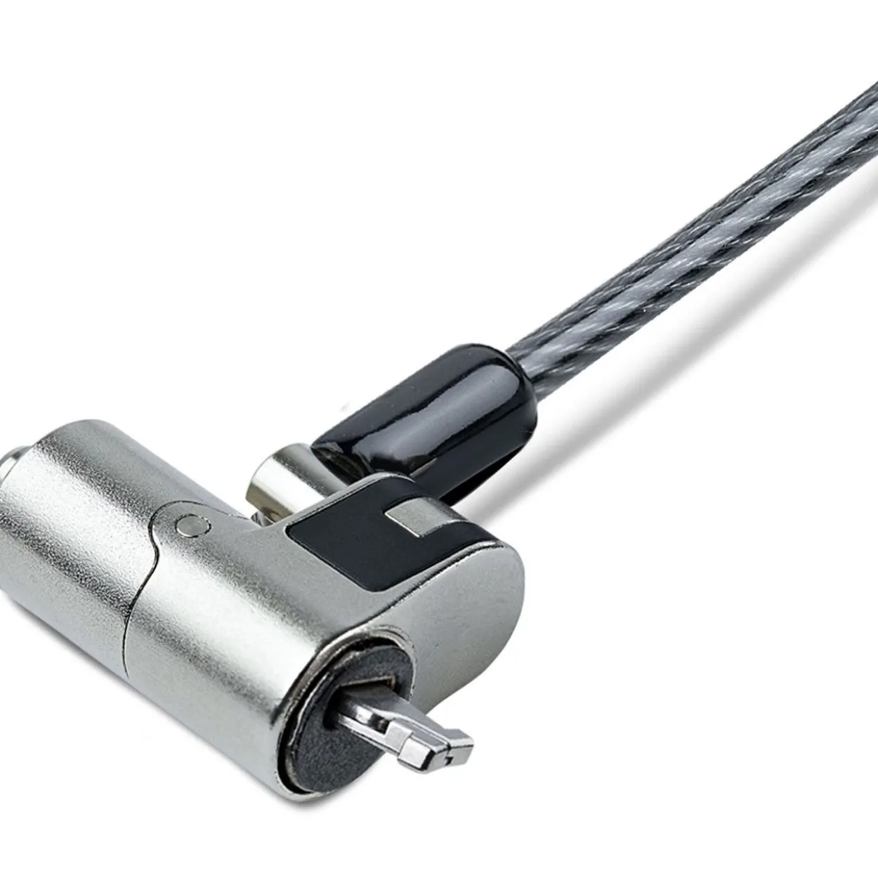 StarTech Nano Laptop Cable Lock, 6ft (2m), Anti-Theft Keyed Lock, Security Cable Locks Nano Slot Computers, For HP EliteBook/Lenovo ThinkPad