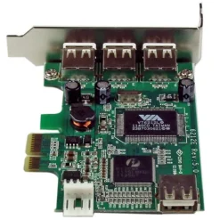 Startech PEXUSB4DP 4 Port PCIe x1 Low Profile retail