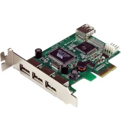 Startech PEXUSB4DP 4 Port PCIe x1 Low Profile retail
