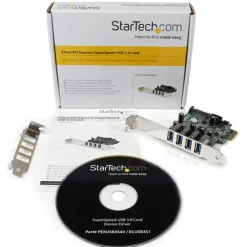 Startech PEXUSB3S4V 4 Port PCIe x1 Low Profile retail