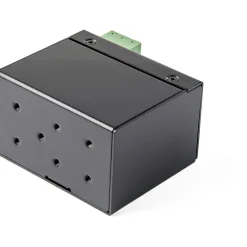 Startech PoE+ Industrial Media Converter 30W - Medienkonverter LWL - SM/MM Glasfaser auf Kupfer Gigabit Mini IP-30