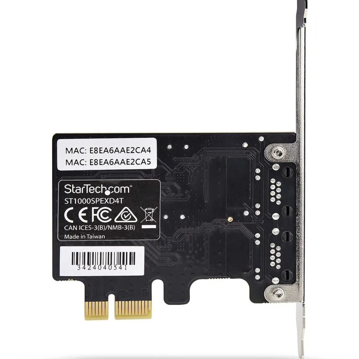 StarTech 2-Port Gigabit PCIe Network Adapter Card, TAA Compliant - Netzwerkadapter - PCIe - Gigabit Ethernet x 2 - TAA-konform