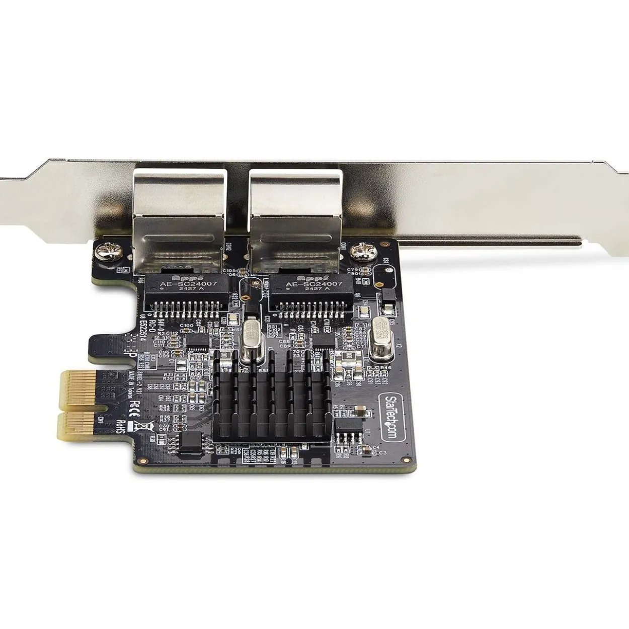StarTech 2-Port Gigabit PCIe Network Adapter Card, TAA Compliant - Netzwerkadapter - PCIe - Gigabit Ethernet x 2 - TAA-konform