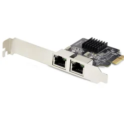 StarTech 2-Port Gigabit PCIe Network Adapter Card, TAA Compliant - Netzwerkadapter - PCIe - Gigabit Ethernet x 2 - TAA-konform