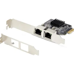 StarTech 2-Port Gigabit PCIe Network Adapter Card, TAA Compliant - Netzwerkadapter - PCIe - Gigabit Ethernet x 2 - TAA-konform