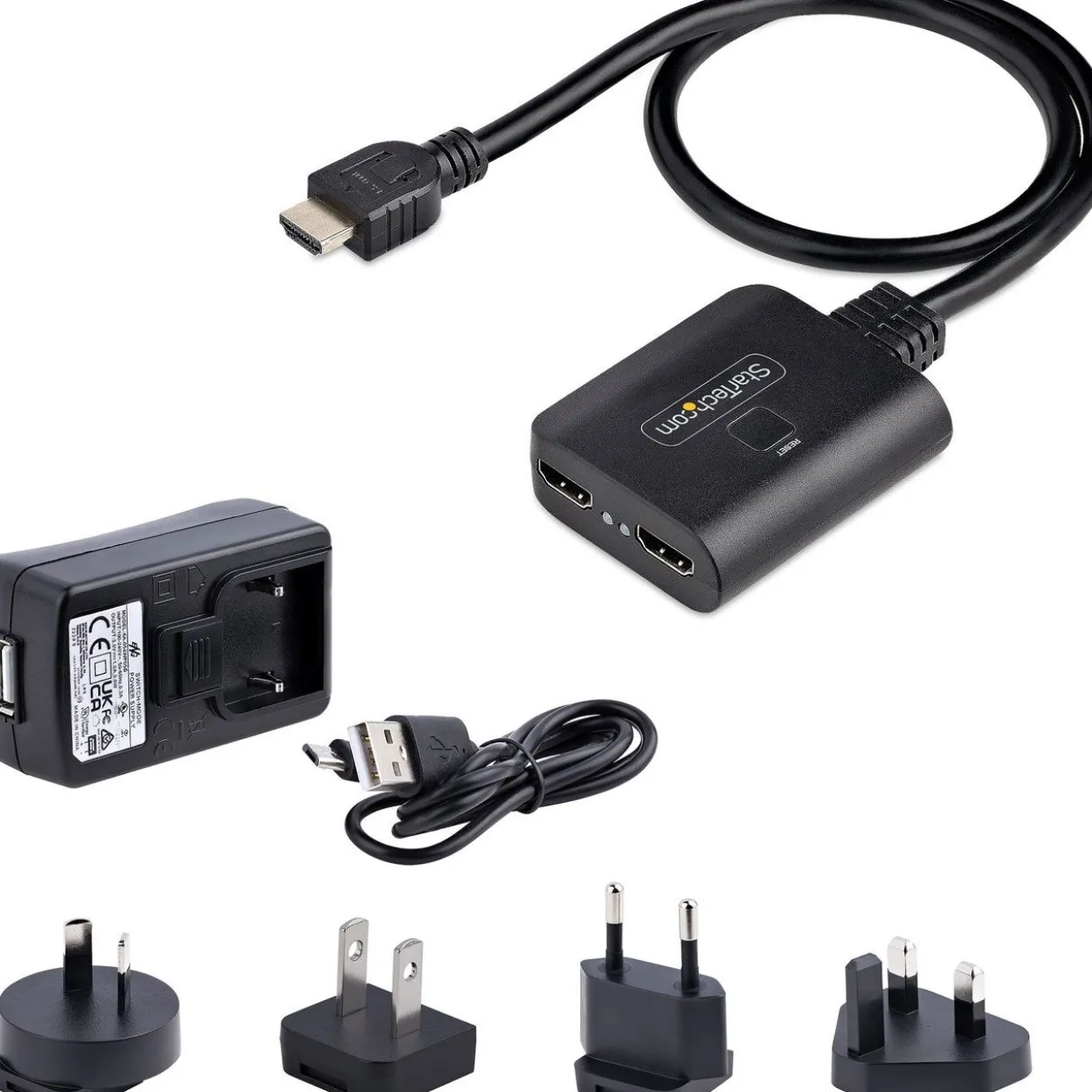 STARTECH 2-PORT HDMI SPLITTER 4K 60HZ